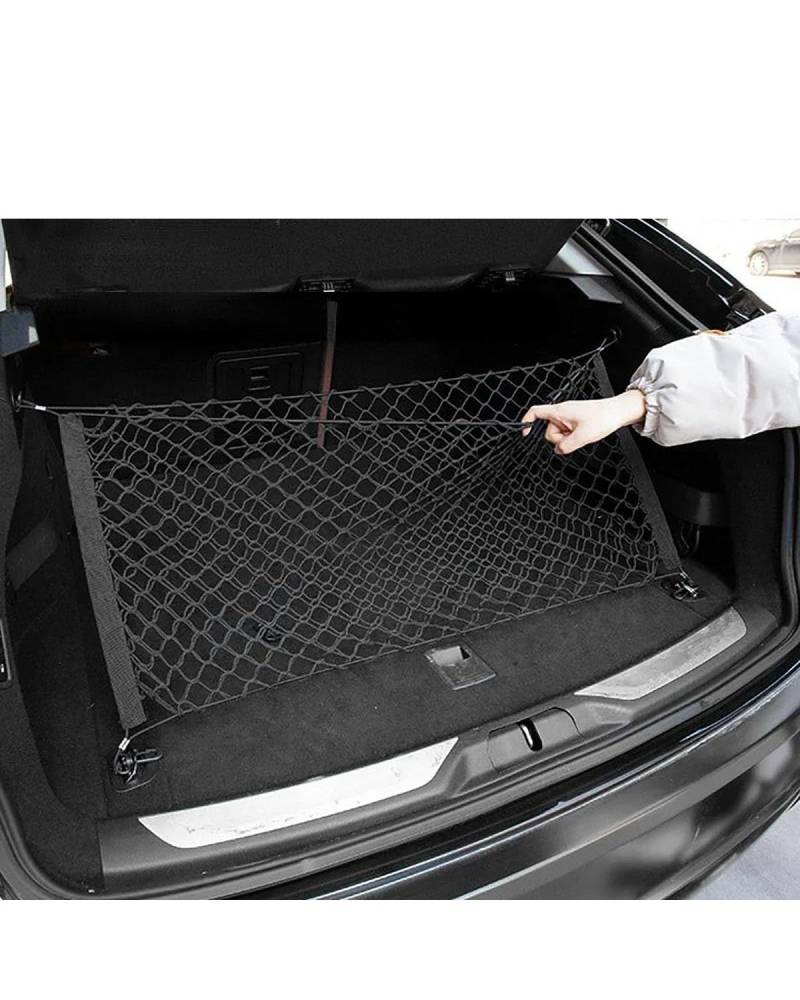 Gepäcknetz Ablagenetz Universelles Kofferraumnetz Elastisches Gepäcknetz Fracht-Organizer Aufbewahrung Nylon-Mesh-Netze Dehnbare Auto-Innen-Mesh-Netzwerktasche Auto Aufbewahrungsnetz von XBDYGS