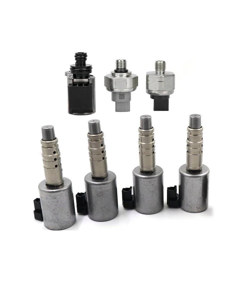 Getriebe Magnetventil Set Für JX35 QX60 Für Pathfinder Teana Loulan JF016E Getriebemagnetventil Mit Drucksensor 7-teiliges Set Autozubehör von XBDYGS