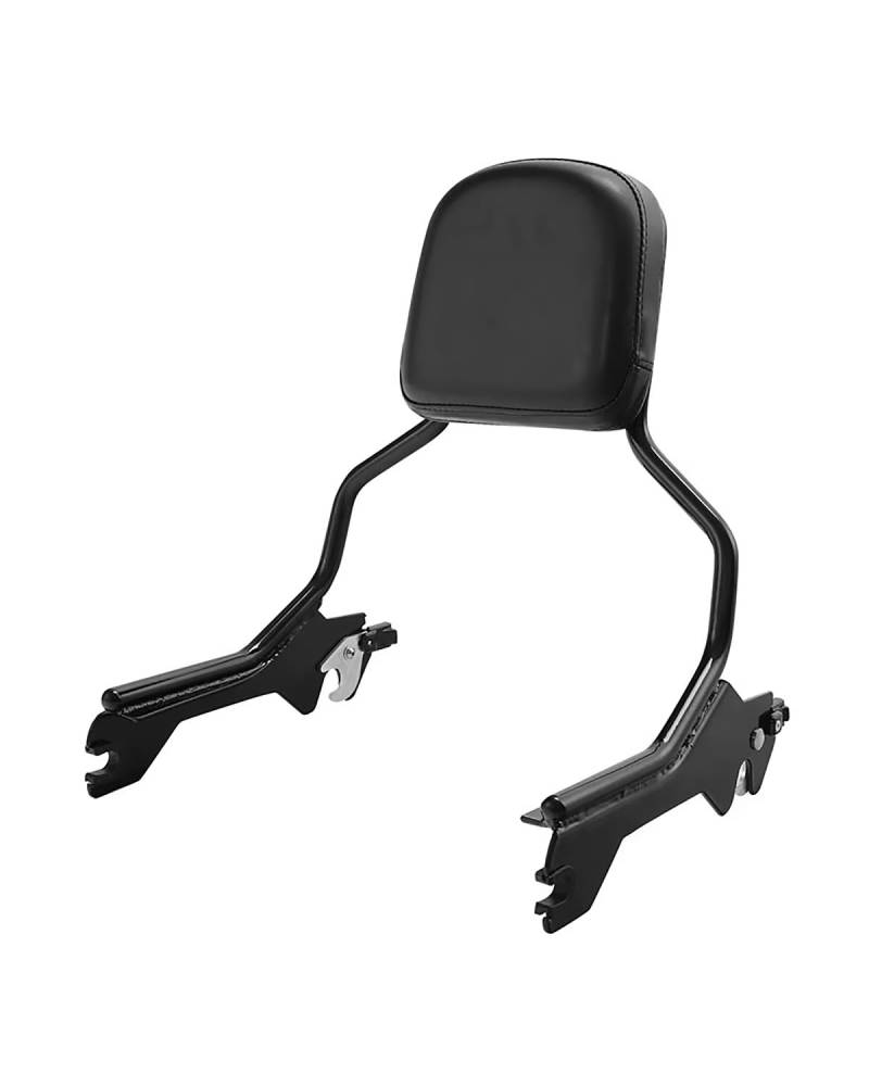 Motorrad Rückenlehne Für Softail Fat Boy Breakout FLFBS FXBRS 2018 2019 2020 2021 2022 Motorrad Sissy Bar Rückenlehne Gepäckträger Rückenlehne Für Motorrad(Black) von XBDYGS