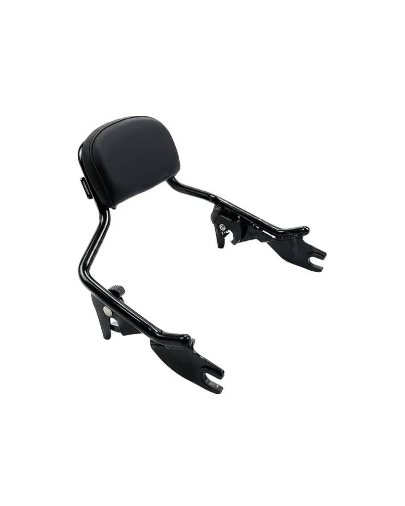 Motorrad Rückenlehne Für Touring CVO FLHR Road Street Electra Glide 2014 2015 2016-2023 Motorradzubehör Abnehmbare Beifahrerrückenlehne Sissy Bar Rückenlehne Für Motorrad(Backrest Set) von XBDYGS