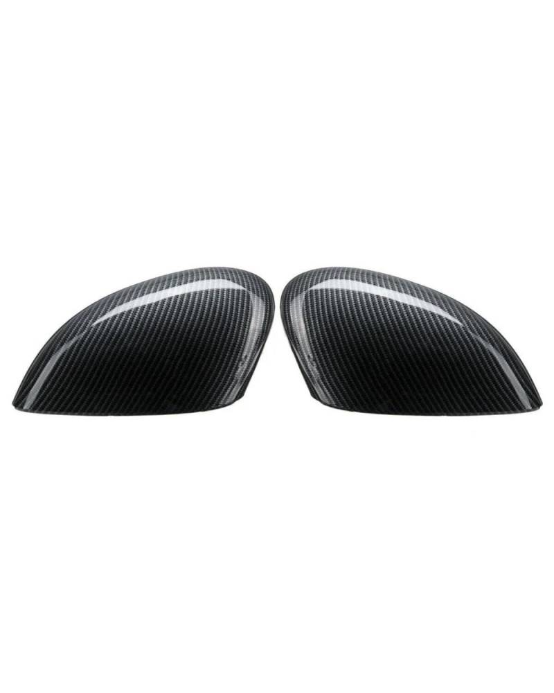 Spiegelkappen Für Ford Für Fiesta Für Mk7 2008 2009 2010 2011 2012 2013-2017 Carbon Fiber Seitenflügelspiegelabdeckung Trim Rückspiegelabdeckungen Auto Spiegelkappen von XBDYGS