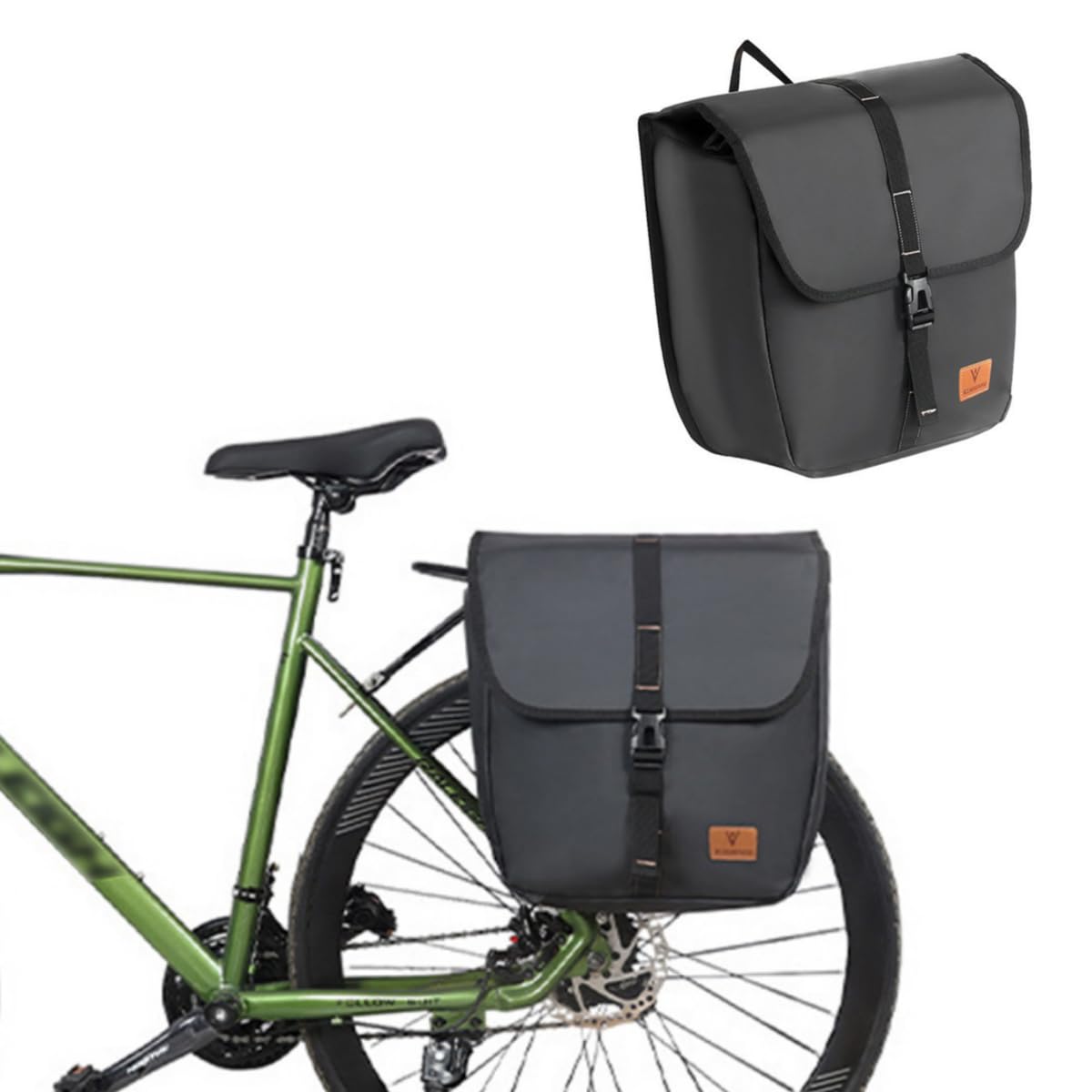 XBERSTAR Fahrradtasche Fahrradtasche Gepäckträgertasche Wasserdicht Fahrräder Tasche Große Kapazität Rücksitz Kofferraumtasche (1 Stück) von XBERSTAR