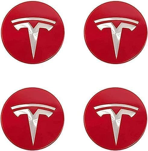 Auto Nabenkappen für Tesla Model 3 X S 56mm,Radnabenabdeckung,Felgenschutz Dekorative Abdeckung,Radnabenabdeckungen für Auto Auto Zubehör,F von XBTGHWMZ