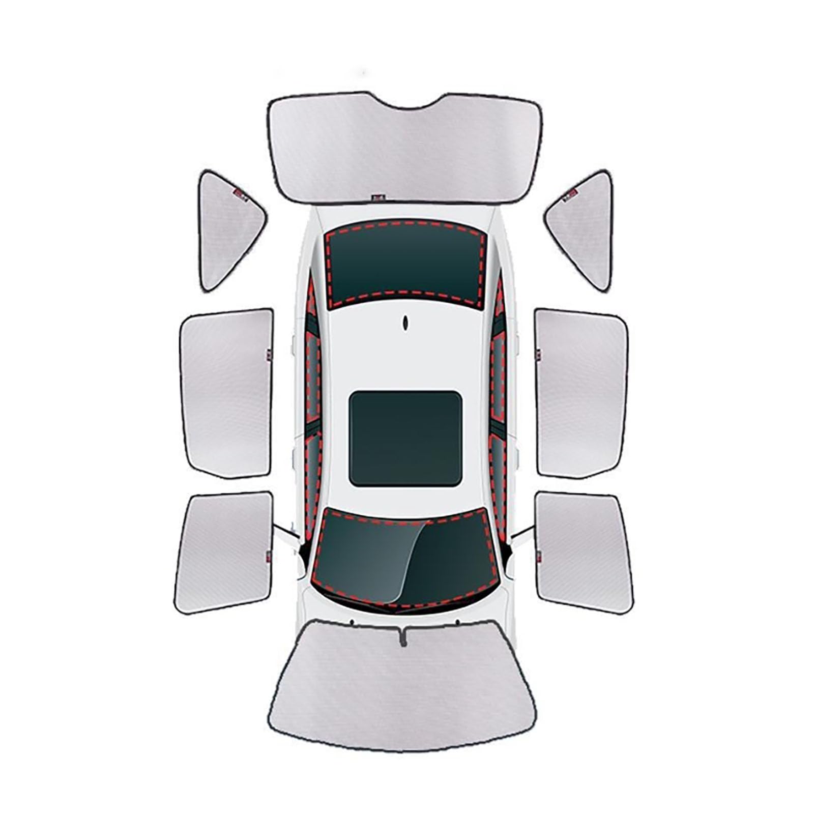 Sonnenblende Auto für Benz AMG GT(2seats) 2015-2023,Auto-Seiten-Heck-Sonnenschutz,Schützen Sie die Privatsphäre im Auto und verhindern Sie Mückenstiche von XBTGHWMZ
