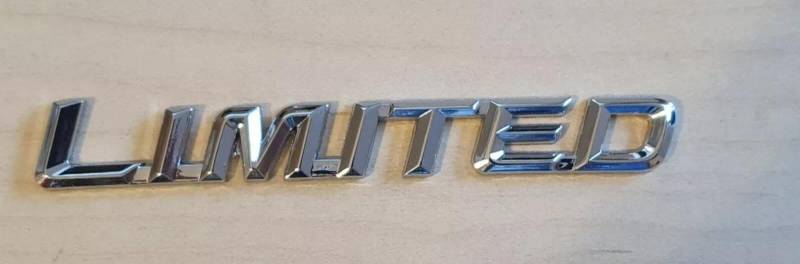 3D Metall Limited Auto Emblem Aufkleber Abzeichen, Motorrad Silber von XCBW