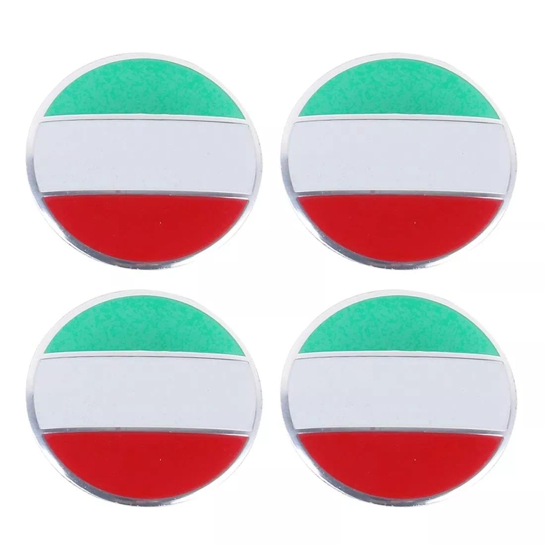 4 x Italien Italy Italia Felgensticker Emblem Auto Aufkleber Nabendeckel Nabenkappen Emblem von XCBW