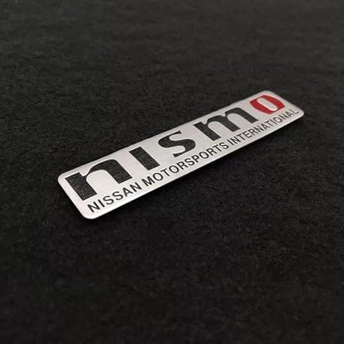 Für Nismo Auto Emblem car Sticker Badge Aufkleber Schild alu aus Metall 120x26mm von XCBW