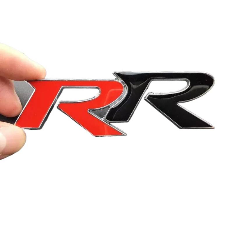 RR 3D Metall Heckwagen Logo Aufkleber Auto Emblem Schild von XCBW