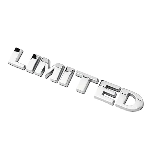 Universal 3D Limited Metall Auto Aufkleber Emblem Logo Silber Chrom für Jeep von XCBW