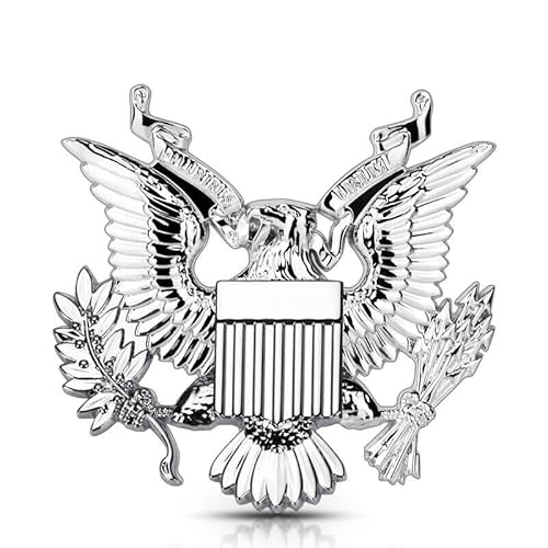 Vereinigte Staaten Militär US-Armee Logo 3D Metall Auto Emblem Aufkleber Silber von XCBW