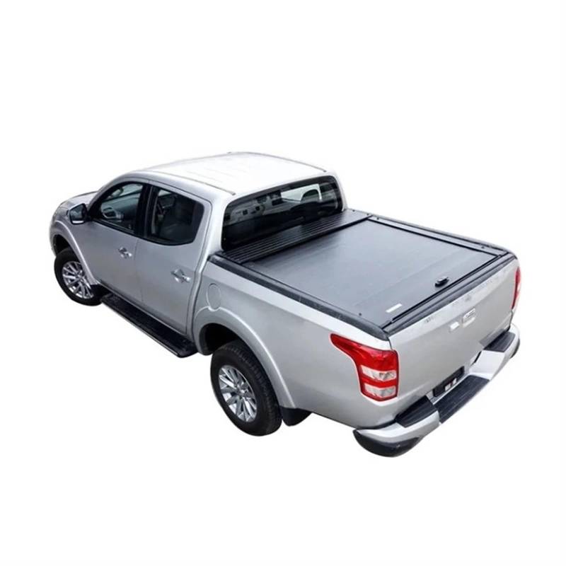 XCVKBA Aluminium-Rollladen-Heck-Tonneau-Abdeckung, harter Deckel, kompatibel mit Hilux Vigo Pick Up Truck Trunk-Zubehör von XCVKBA