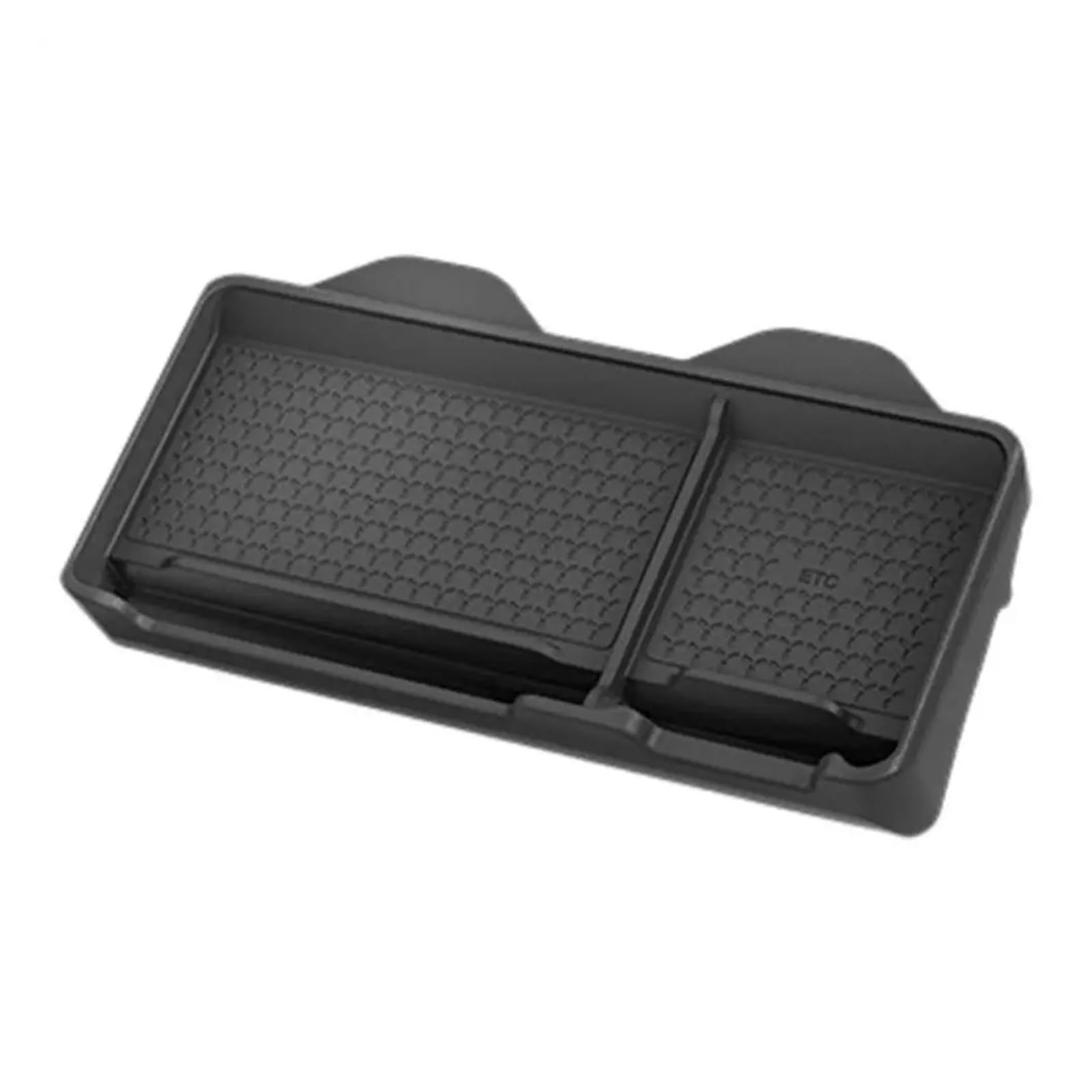 XCVKBA Auto-Armaturenbrett-Aufbewahrungsbox aus Silikon, magnetisch, rutschfest, Styling-Ablage, unsichtbarer Bildschirm, hinterer Taschentuchhalter, Innenausstattung(Black) von XCVKBA