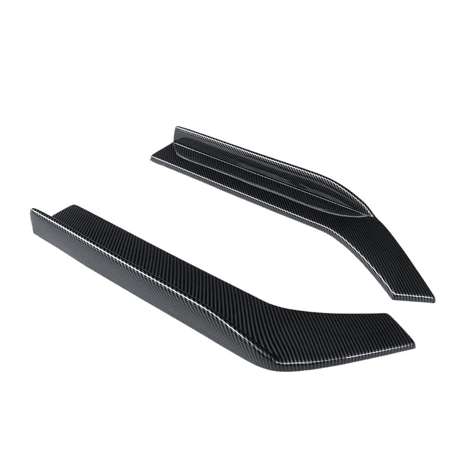 XCVKBA Auto-Heckstoßstangen-Splitter, Schürzen, Kofferraum-Lippenspoiler, Canard-Flügel-Diffusor, Wickelwinkel, Carbon-Look, Zubehör, kompatibel mit Lexus GS 2012 2013 2014 2015 2016 2017 2018 2019 20 von XCVKBA