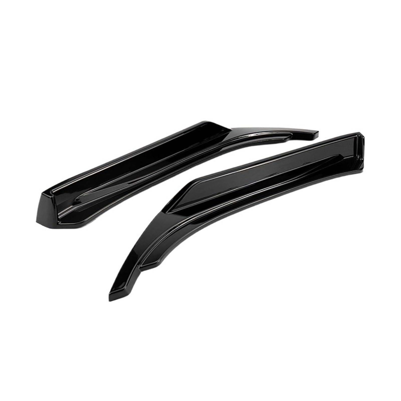 XCVKBA Auto Hinten Stoßstange Canard Lip Splitter Seite Vent Kit Kompatibel for Infiniti Q50 2014 2015 2016 2017 2018 2019 2020 2021 auto Styling(Glossy Black) von XCVKBA