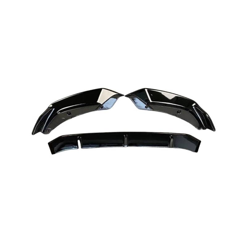 XCVKBA Dekoratives glänzendes schwarzes ABS-Frontstoßstangen-Lippenspoiler-Bodykit 3X kompatibel for Infiniti QX50 2019 2020 2021 Body Kit Auto-Frontdiffusorlippe von XCVKBA