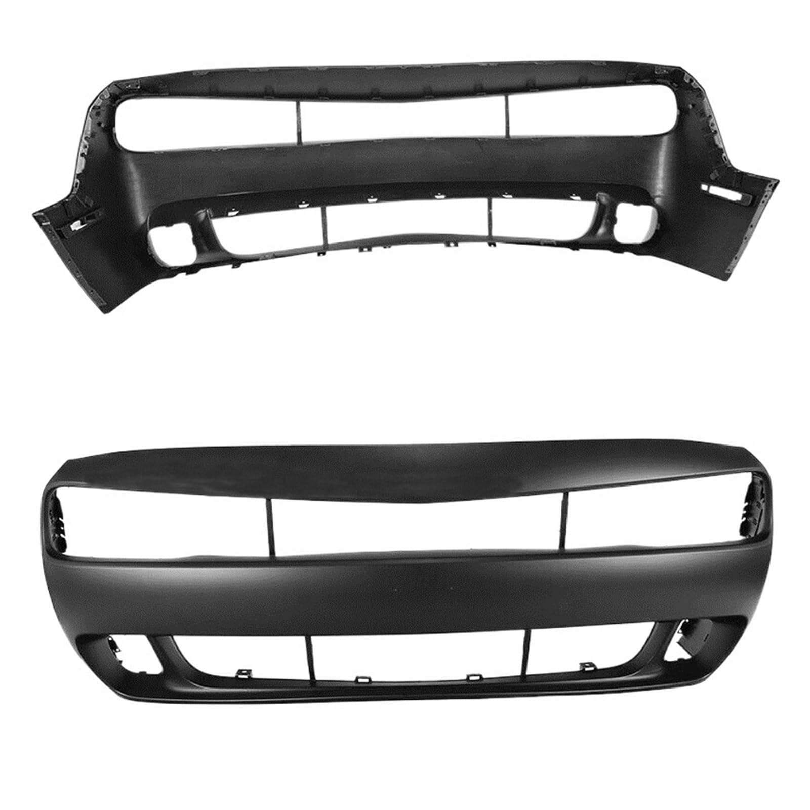 XCVKBA Frontstoßstangen-Set, Frontgrill, Nebelscheinwerfer-Abdeckung, kompatibel for Dodge Challenger 2015 2016 2017 2018 2019 von XCVKBA