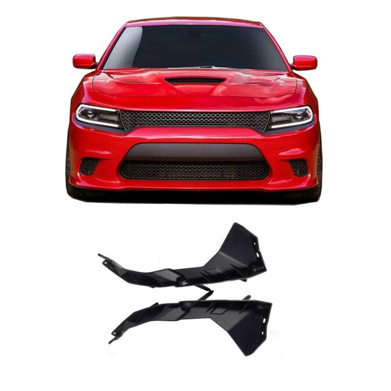 XCVKBA Kompatibel for Dodge Charger 2015 2016 2017 2018 2019 2020 2021 Frontstoßstange Seitenstützhalterung Halterungsset von XCVKBA