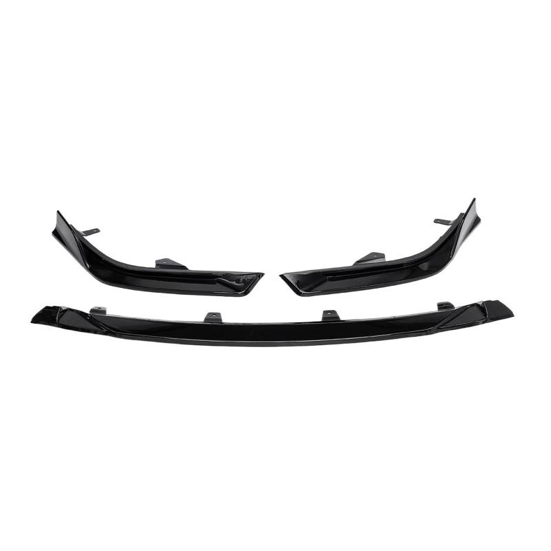 XCVKBA Kompatibel for Lexus ES350 ES300h 2018 2019 2020 Frontschürze Lip Spoiler Abdeckung Körper Kit Unteren Diffusor Seite Splitter Auto zubehör(Glossy Black) von XCVKBA