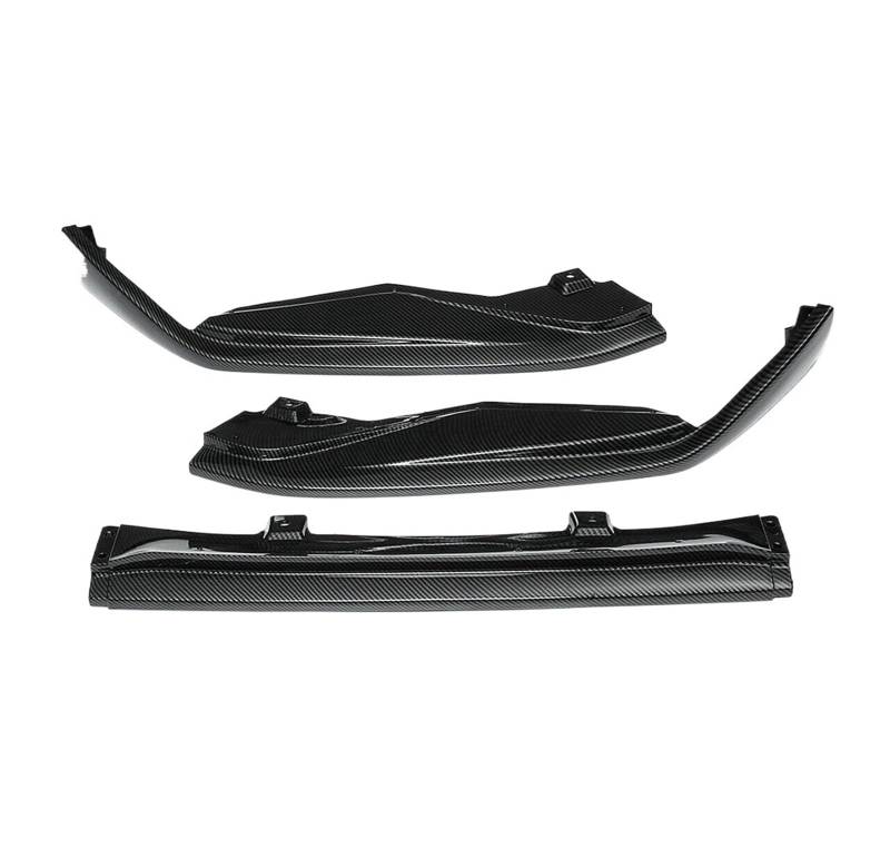 XCVKBA Kompatibel for Lexus GS350 GS450 2013 2014 2015 F-Sport 4Dr Modell 3 stücke Auto Front Stoßstange Splitter Lip körper Kit Spoiler Abdeckung Trim Guardc(Carbon Fiber Look) von XCVKBA