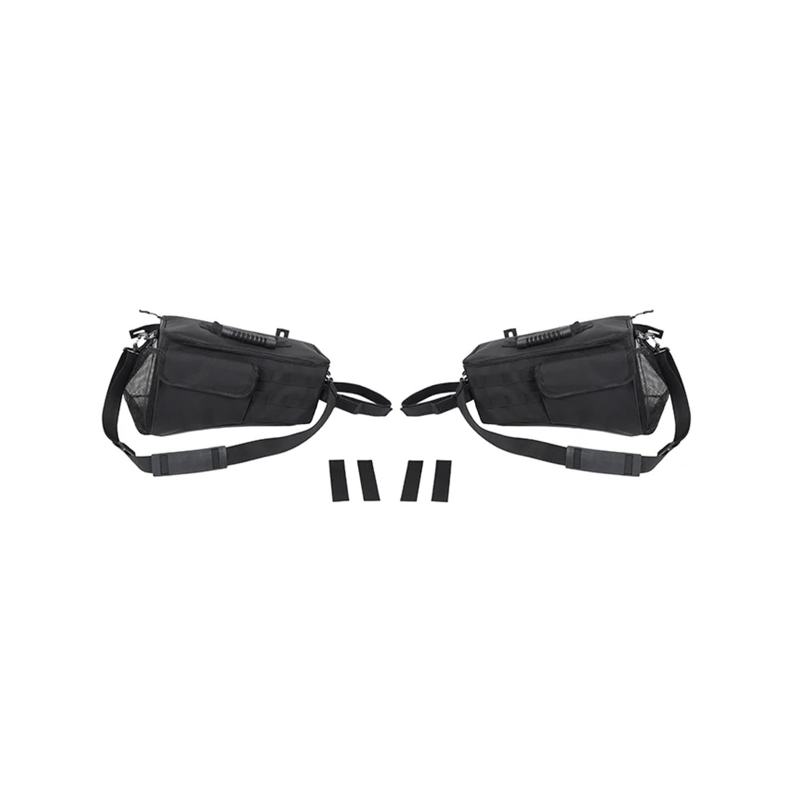 XCVKBA Verstauen und Aufräumen for Jeep Wrangler JK, Kofferraum-Seiten-Aufbewahrungstasche, Organizer, kompatibel mit Jeep Wrangler JK 2007–2017, Autozubehör(A Set) von XCVKBA