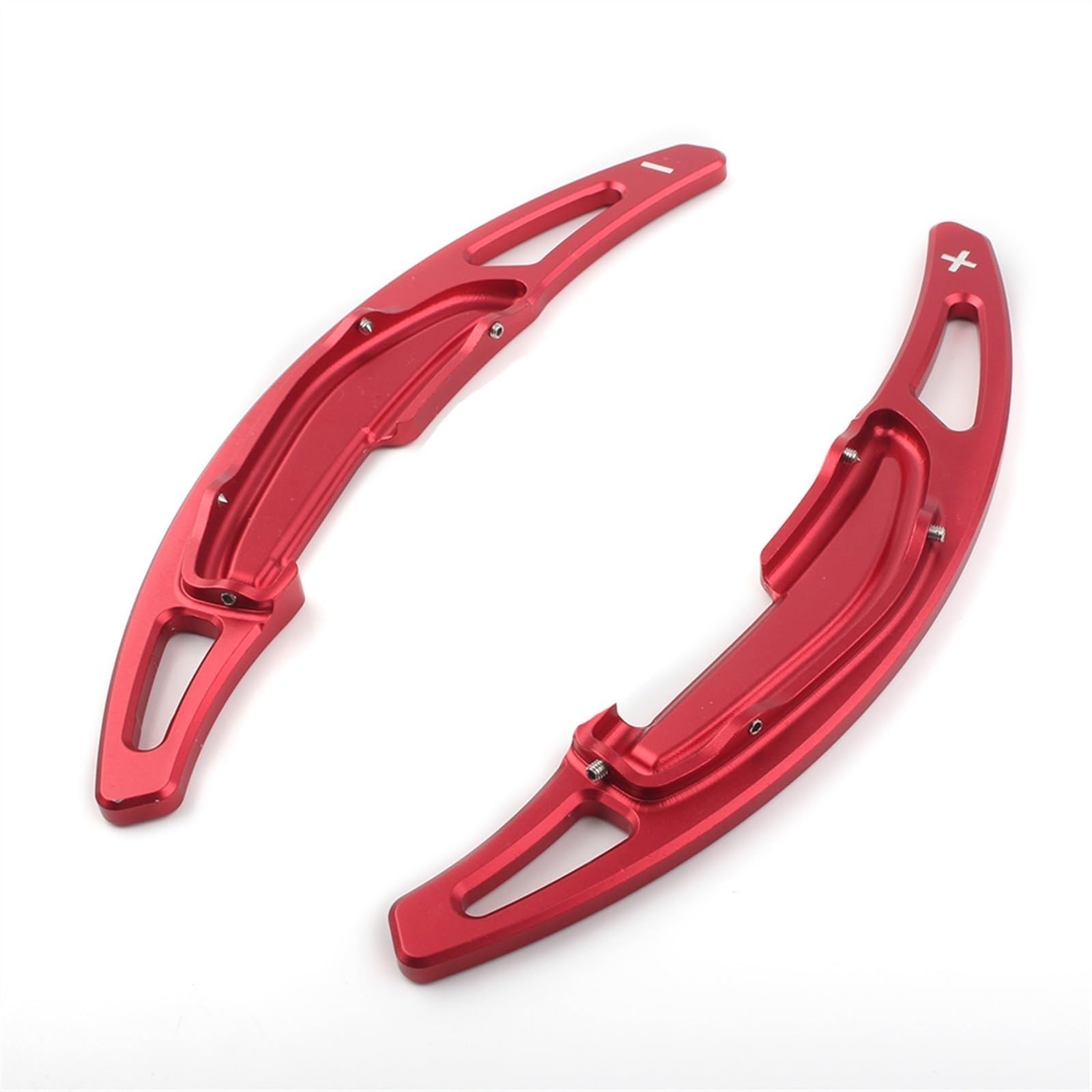 XDETGOK Kompatibel Mit Für M6 F12 F13 2013 2014 2015 2016 2017 Autozubehör Schalthebelverlängerung Autoschaltpaddel Aluminium Autolenkradschaltpaddel Car Shift Paddles(Red) von XDETGOK