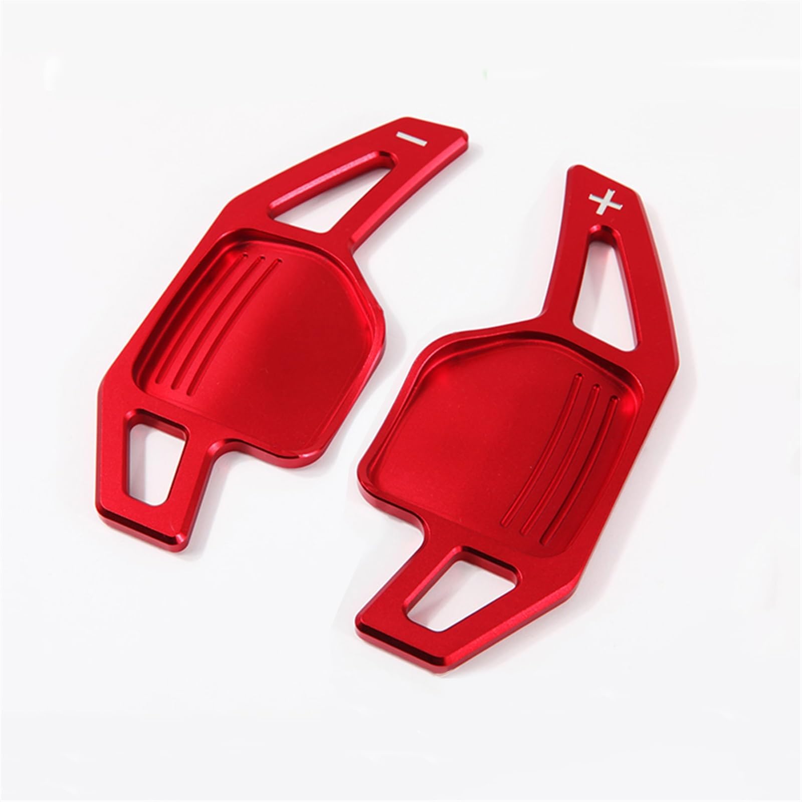 XDETGOK Kompatibel mit für A6 S6 RS6 C6 4F 2004 2005 2006 2007 2008 2009 2010 2011 Auto-Schaltwippen Auto-Verlängerte Schaltwippen Car Shift Paddles(Red) von XDETGOK