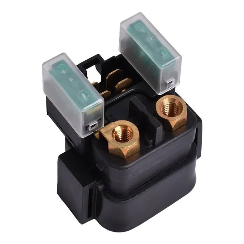 XDETGOK Motorcycle Starter Relay Kompatibel Mit Bruin 350 YFM350 Für Rhino 660 YXR660 2004–2006 Für XVS650 V-Estrella 1998–2007 Batterie-Isolator Spannungsempfindlich Für Relais von XDETGOK