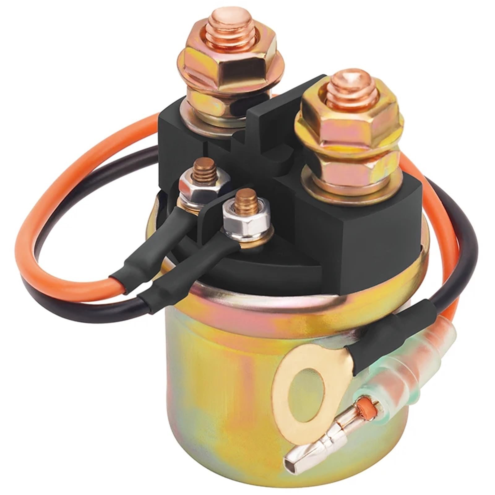 XDETGOK Motorcycle Starter Relay Kompatibel Mit FT9.9 1999–2008 Für F13.5A 2005–2007 Für FT50 1996–2007 Für Relais-Startermagnet Ohne Kappenersatz 6G1-81941-00-00 von XDETGOK