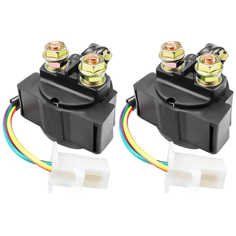 XDETGOK Motorcycle Starter Relay Kompatibel Mit TW200 Trailway Für XV535 Virago 1987–2000 Für XV500 Virago 1983–1984 Magnetventil Für Relais-Ersatzteile(2 pcs) von XDETGOK