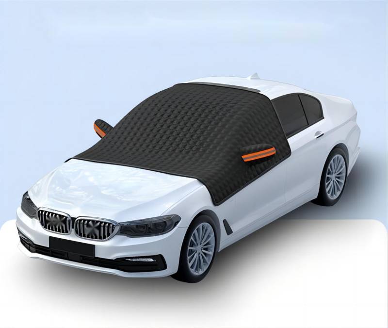 Frontscheibenabdeckung Auto für BMW 5er F10 F11 F07 2010 2011 2012 2013, Wintergegen Schnee, gegen Sonne, Staub, EIS, Frost, Automobil-Exterieurzubehör von XDONE