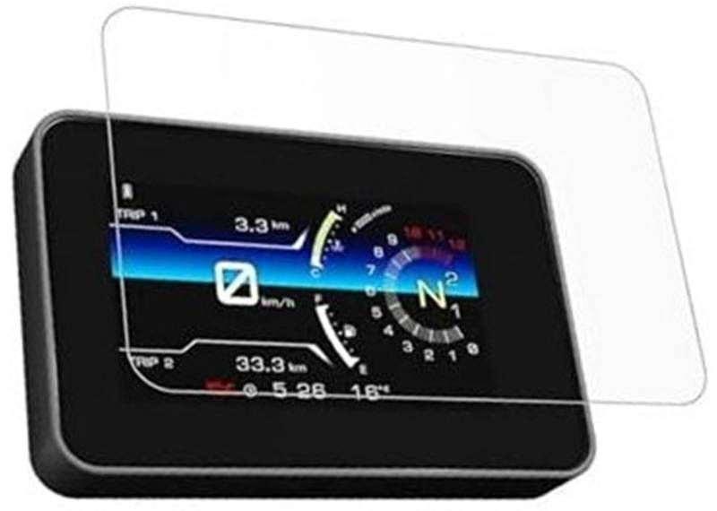 Abdeckung für elektrisches Messgerät, XEBRAD Displayschutzfolie, Motorrad-Armaturenbrett-Displayschutz, for MT 07 MT07 2023 2023 MT-07 Displayschutzfolie, Kratzschutzfolie von XEBRAD