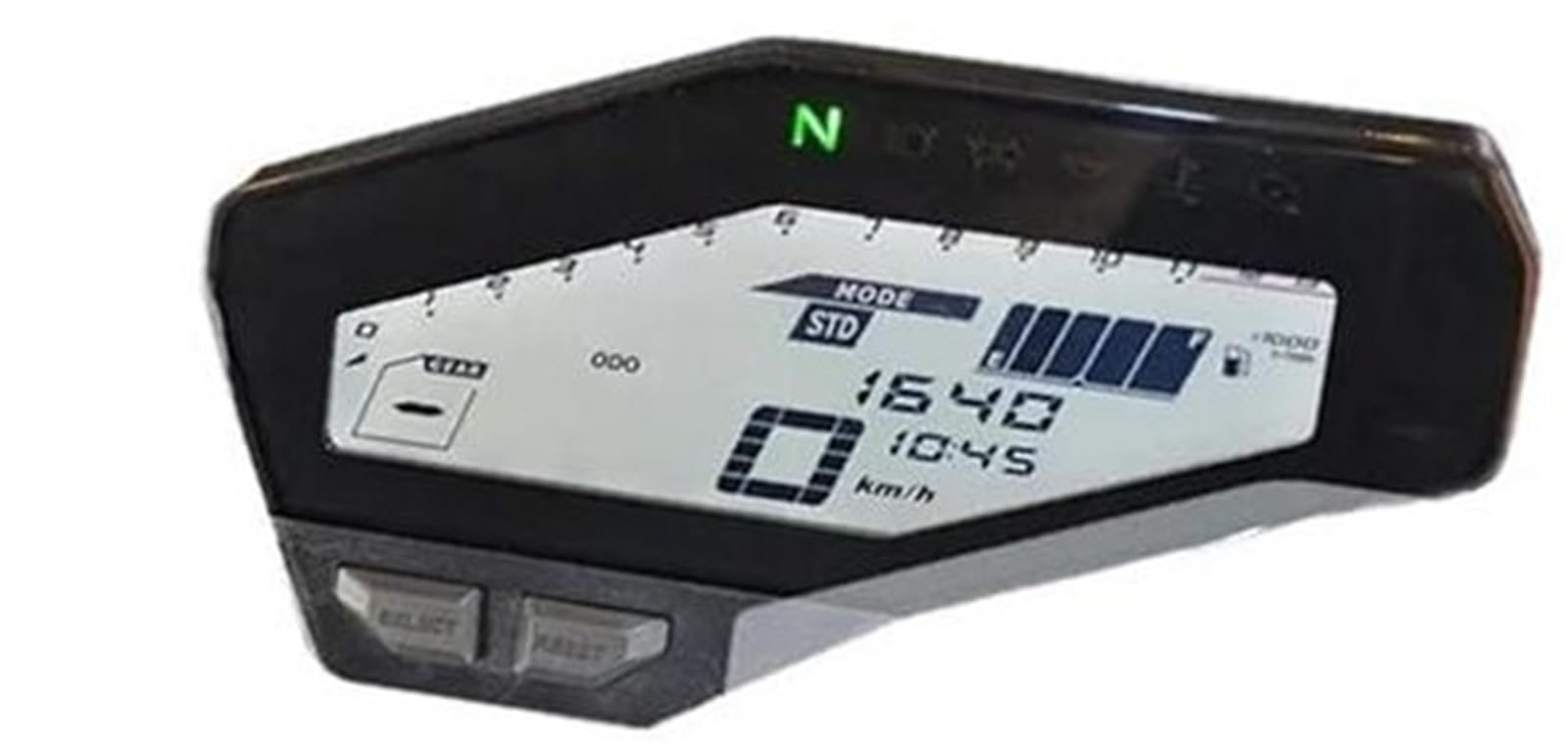 Abdeckung für elektrisches Messgerät, XEBRAD Displayschutzfolie, Motorradfolie, Displayschutzfolie, Aufkleber, Armaturenbrett, Cluster, Kratzschutz, for MT09 MT09 MT 09 MT-09 2013–2020 2019(BLACK 1pc) von XEBRAD