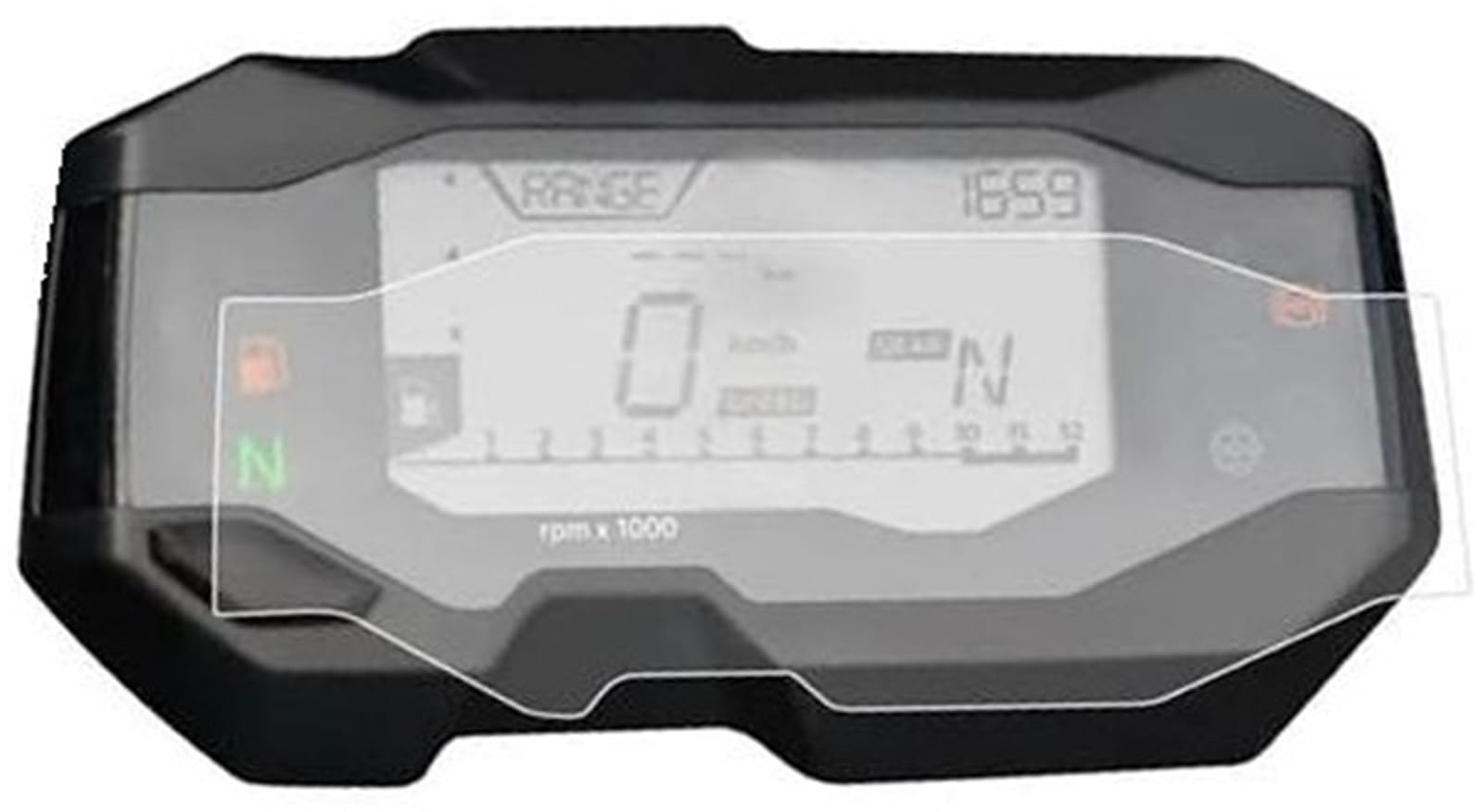 Abdeckung für elektrisches Messgerät, XEBRAD Displayschutzfolie, for G310R G310GS 2017–2021 G310 RG 310 GS Motorrad-Instrumentenblock, Kratzschutzfolie, Armaturenbrett-Bildschirmschutz(Black 1 Kit) von XEBRAD