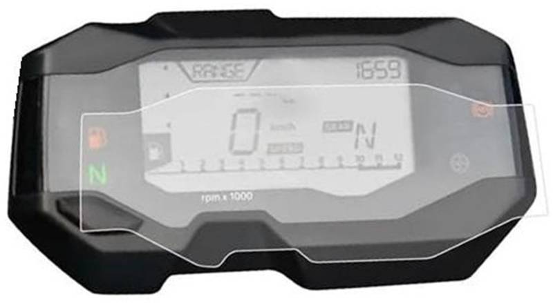 Abdeckung für elektrisches Messgerät, XEBRAD Displayschutzfolie, for G310R G310GS 2017–2021 G310 RG 310 GS Motorrad-Instrumentenblock, Kratzschutzfolie, Armaturenbrett-Bildschirmschutz(Black 2 Kit) von XEBRAD