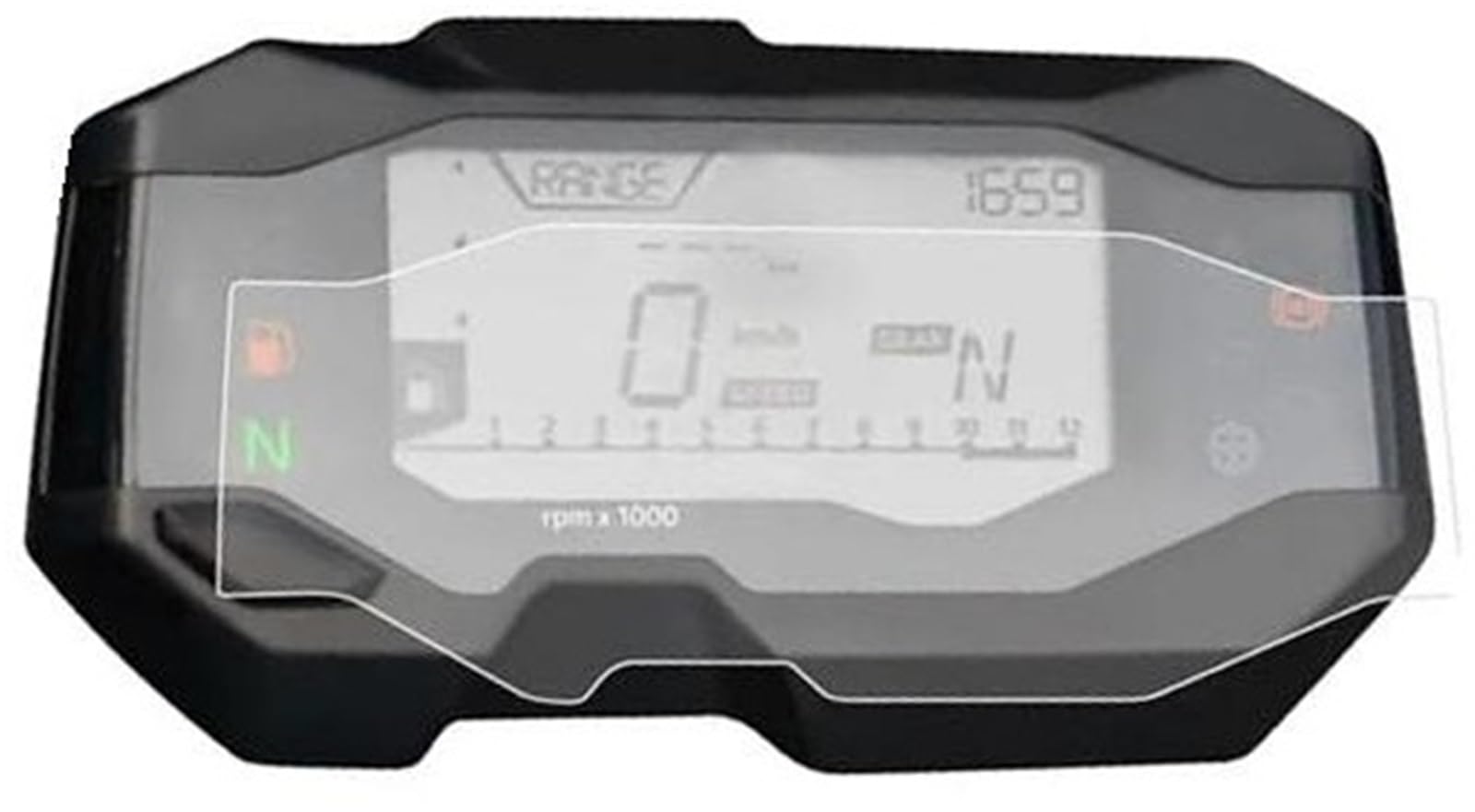 Abdeckung für elektrisches Messgerät, XEBRAD Displayschutzfolie, for G310R G310GS 2017–2021 G310 RG 310 GS Motorrad-Instrumentenblock, Kratzschutzfolie, Armaturenbrett-Bildschirmschutz(Black 2 Kit) von XEBRAD