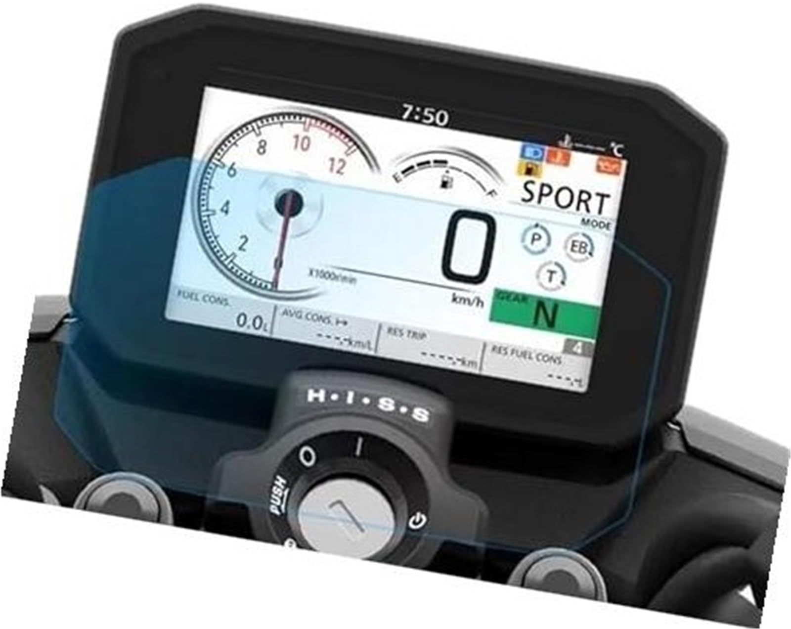 Abdeckung für elektrisches Messgerät, XEBRAD Displayschutzfolie, for Hornet CB750 2023 Hornet750 Anti-Scratch HD Motorrad Schutzfolie Meter Tachometer Displayschutzfolie Armaturenbrett Me von XEBRAD