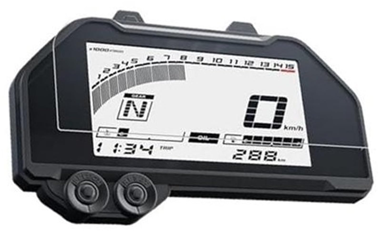 Abdeckung für elektrisches Messgerät, XEBRAD Displayschutzfolie, for MT-03 MT-25 R3 R25 2019–2022, Motorrad-Instrumentenblock, Kratzbildschirm-Schutzfolie, Armaturenbrett-Displayschutz(Black 1 Set) von XEBRAD