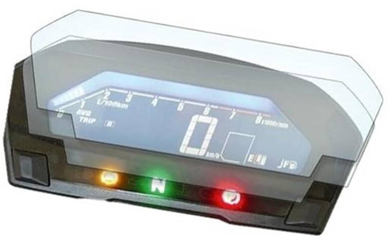 Abdeckung für elektrisches Messgerät, XEBRAD Displayschutzfolie, for NC750 NC750S NC750X 2016–2020, Motorrad-Instrumentenblock, Kratzbildschirm-Schutzfolie, Armaturenbrett-Displayschutz(BLACK Three se von XEBRAD