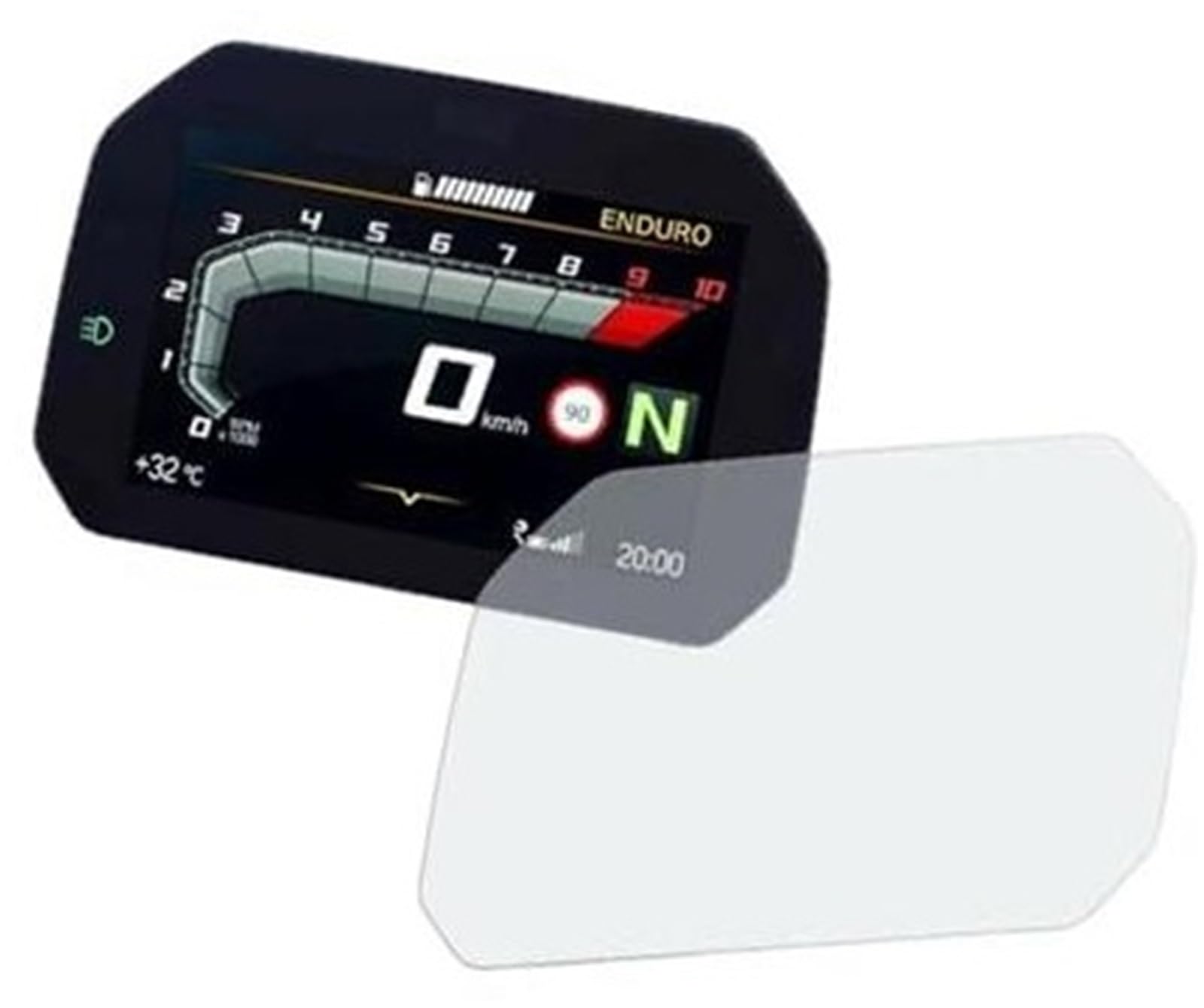 Abdeckung für elektrisches Messgerät, XEBRAD Displayschutzfolie, for S1000R S1000RR S1000XR S 1000 R RR XR Zubehör Motorrad Cluster Kratzschutzfolie Armaturenbrett Displayschutzfolie von XEBRAD