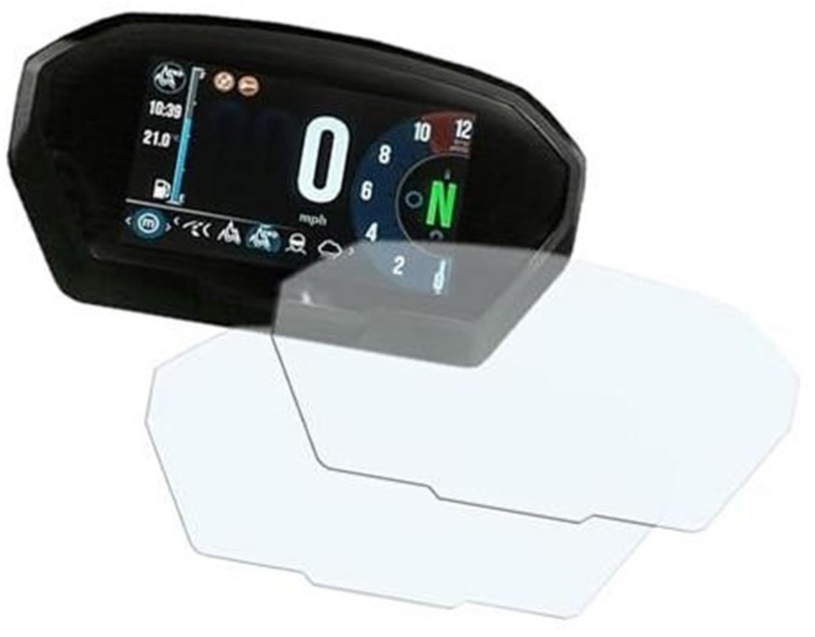 Abdeckung für elektrisches Messgerät, XEBRAD Displayschutzfolie, for Triumph, for Tiger 1200XC 1200 XC 1200 XR, for Tiger 800 2017 2018, Motorrad-Cluster-Kratzschutzfolie, Displayschutzfolie von XEBRAD