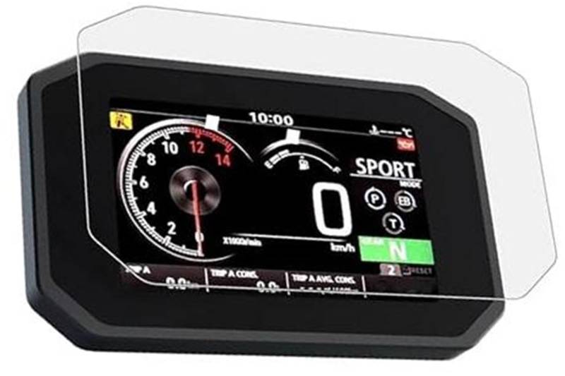 Abdeckung für elektrisches Messgerät, XEBRAD Displayschutzfolie, for XL 750 Zubehör, Motorrad-Armaturenbrett-Displayschutzfolie, TPU-Schutzmembran XL750, for TRANSALP 2023 von XEBRAD