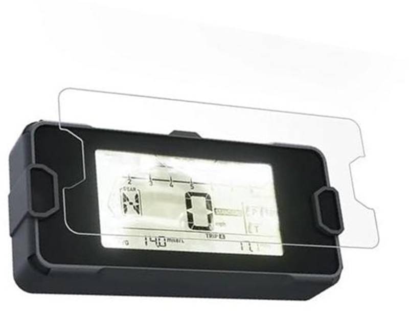 Abdeckung für elektrisches Messgerät, XEBRAD Displayschutzfolie Instrument Cluster Light Shield Schutzfolie Armaturenbrett Displayschutzfolie, for NC700 NC 750 X 2016 2017 NC750X 750X 2021(BLACK A 201 von XEBRAD