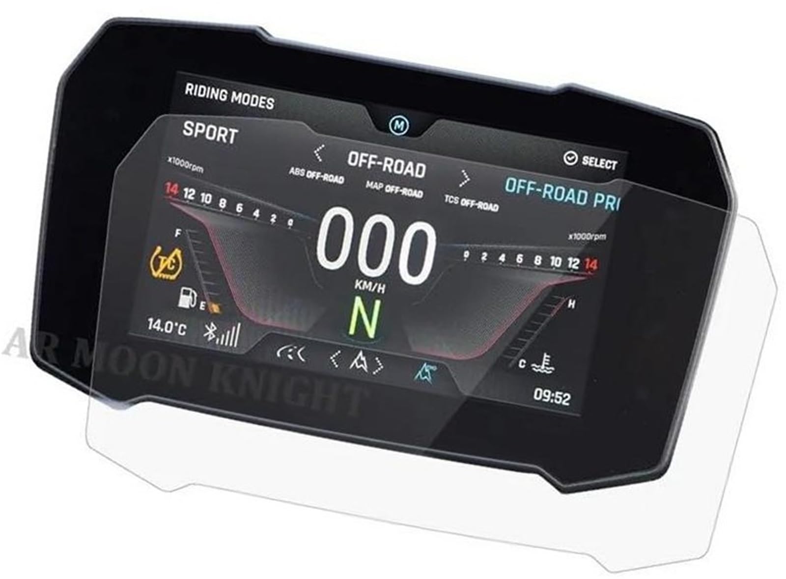 Abdeckung für elektrisches Messgerät, XEBRAD Displayschutzfolie for Motorrad, Kratzer, Cluster-Bildschirm, Armaturenbrett-Schutz, Instrumentenfolie, for Tiger 900 RALLY PRO, for Tiger900 GT PRO LOW 20 von XEBRAD