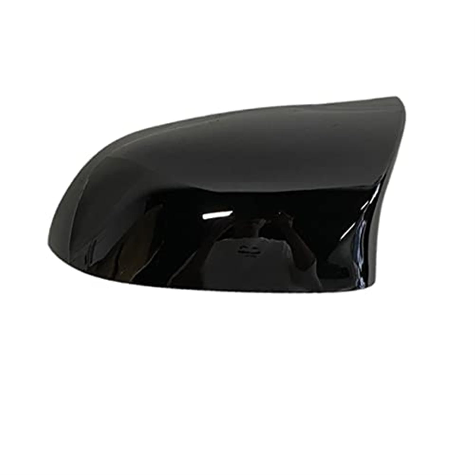 Auto-Außenspiegelschale, XEBRAD Rückspiegel-Abdeckkappe, Carbonfaser-Optik, Schwarz, for, F25 X3 F26 X4 F15 X5 F16 X6 2014-2018, Außenspiegel-Ersatzteile(1PC BLACK LEFT) von XEBRAD