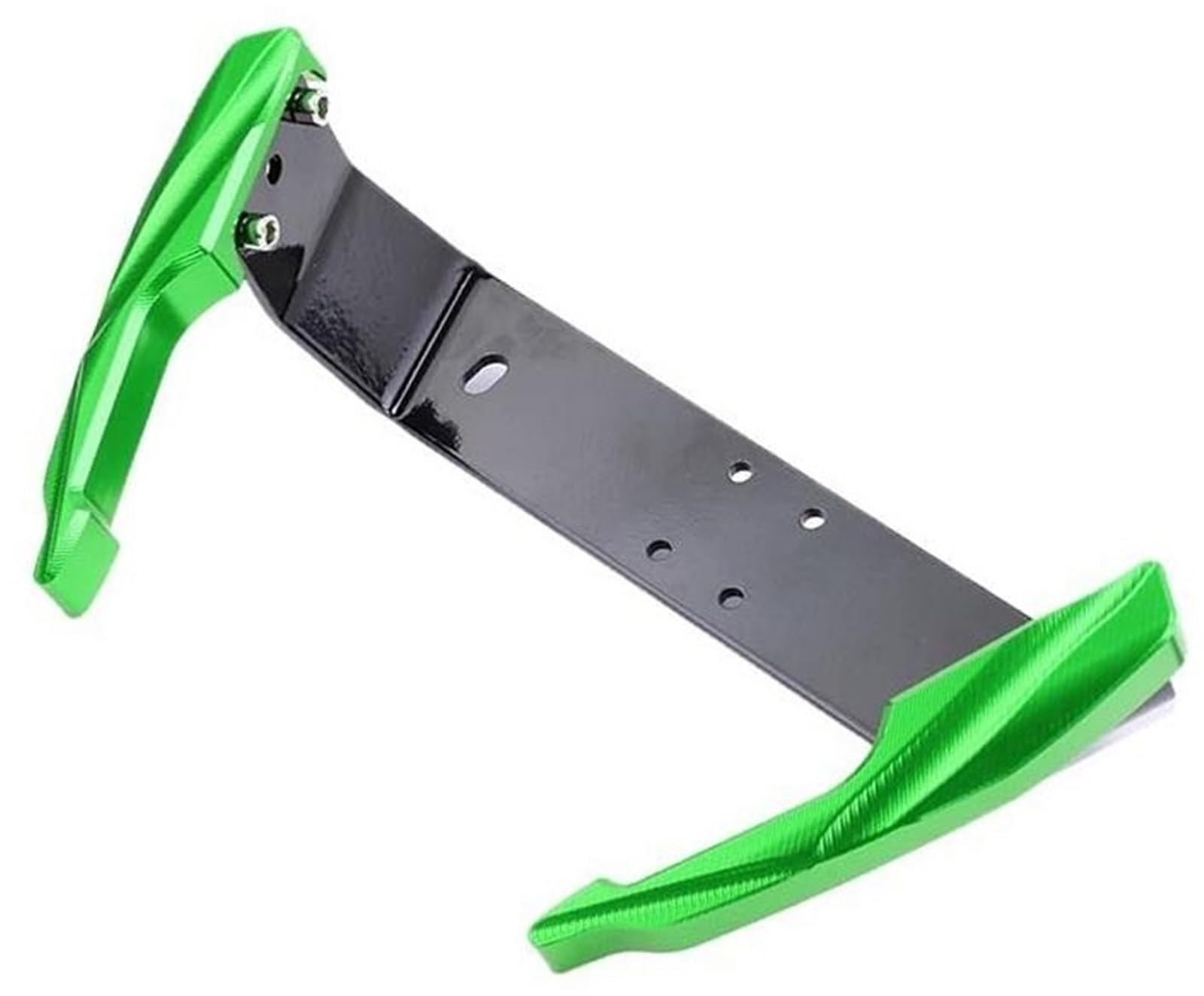 Fahrzeugtür-Dichtungsstreifen, XEBRAD Motorrad-Beifahrergriff hinten, CNC-Aluminium-Heckhandlauf, hintere Schiene, Armlehne, Haltegriff, for TNT125 BJ125-3E TNT 125(3D Green) von XEBRAD