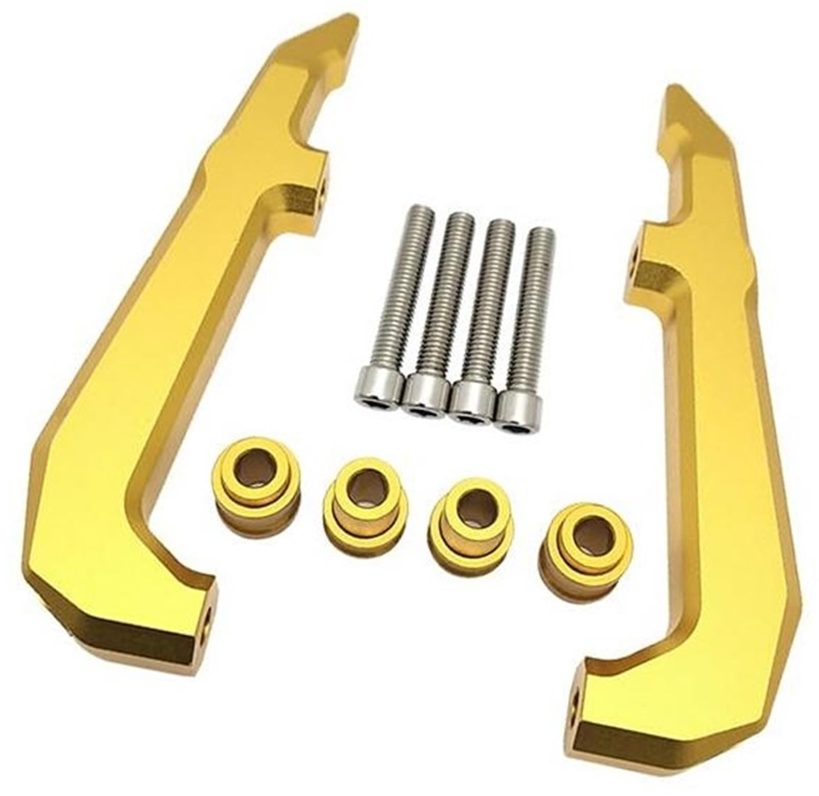 Fahrzeugtür-Dichtungsstreifen, XEBRAD Motorradzubehör Rücksitz Beifahrergriff Haltegriff Schiene Armlehne Heckhandlauf, for Grom, MSX125 MSX 125 2021 2022(Gold) von XEBRAD