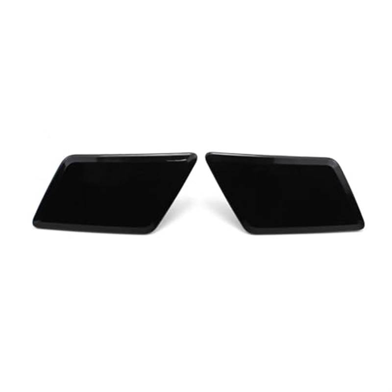 Scheinwerferabdeckungen, XEBRAD Abdeckkappe for Scheinwerfer-Waschanlage an der Frontstoßstange, for, X1 E84 2009-2012 51117303795 51117303796(Black PAIR) von XEBRAD