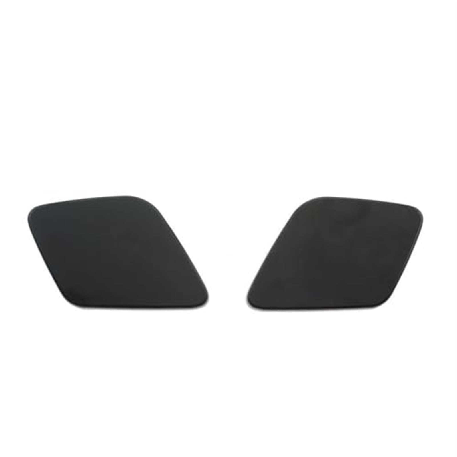 Scheinwerferabdeckungen, XEBRAD Frontscheinwerfer Scheinwerfer Wassersprühdüse Waschdüsenantrieb Waschdüsenkappe, for VOLVO, V40 2013-2019 39814180 31276118(Black CAP SET) von XEBRAD