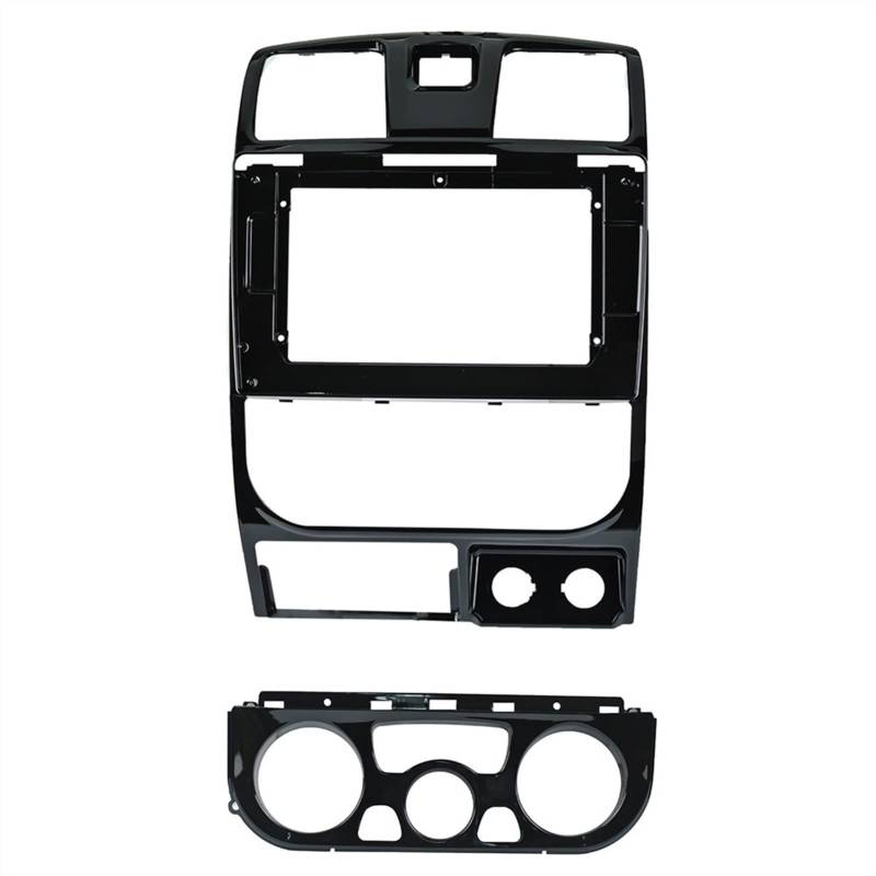 XEBRAD 10,1-Zoll-Autoblende, for Great Wall, WINGLE 5 2011-2015, Doppel-DIN-DVD-Rahmen, Audio-Einbauadapter, Blenden, Armaturenbrett-Zierleisten Kfz-Stereo-Panel-Kit von XEBRAD