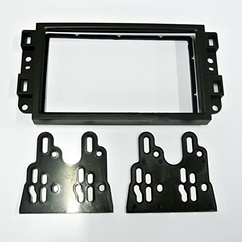 XEBRAD 2-Din-Autoblende, for Chevrolet Aveo Lova Captiva Gentra, Stereo-Panel, Armaturenbrett-Montage, Installations-Zierrahmen, Blende Kfz-Stereo-Panel-Kit von XEBRAD